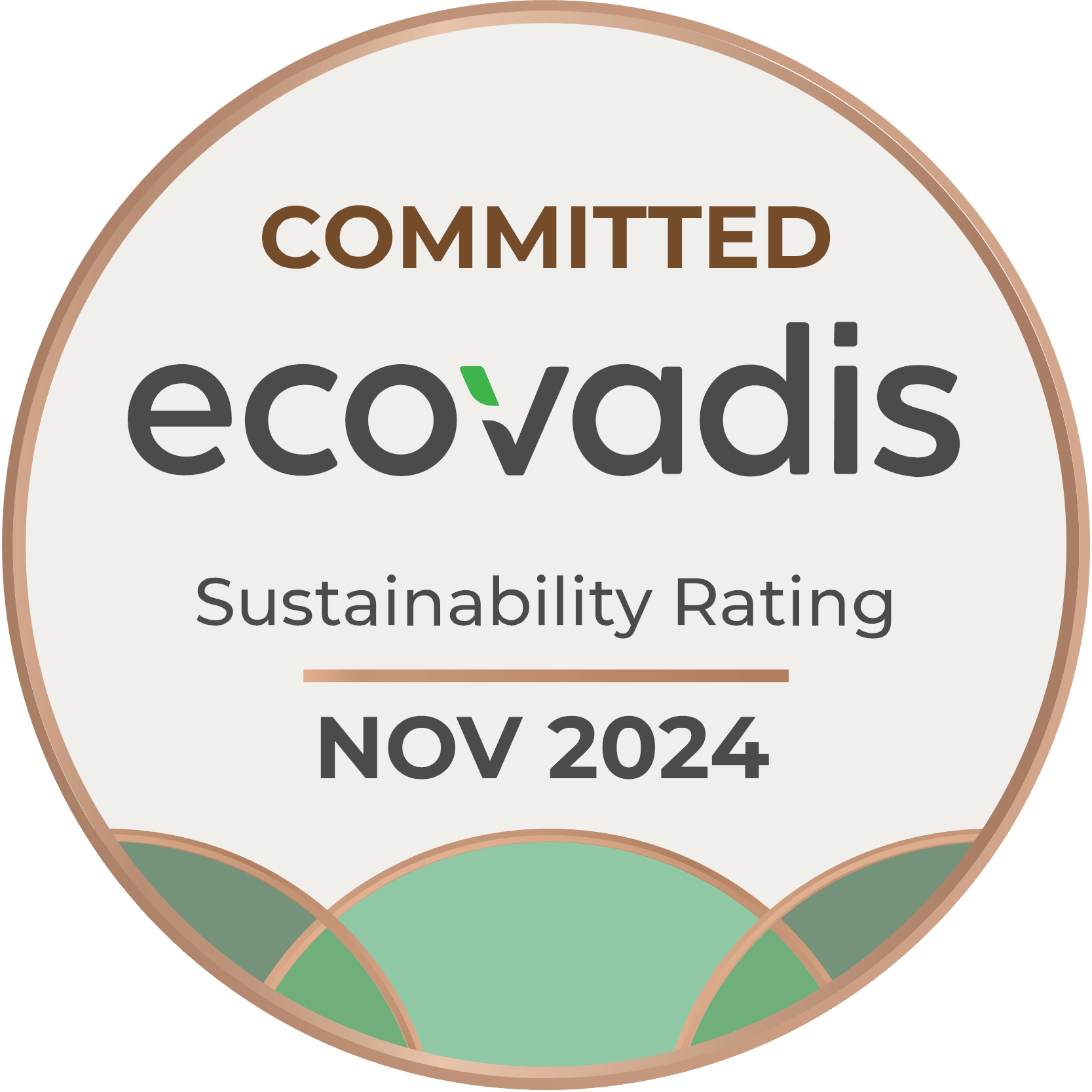 Ecovadis Sustainability Rating - Nov 2024